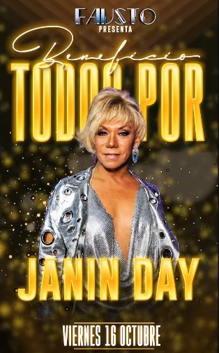 Flyer de Beneficio Todos por Janin Day